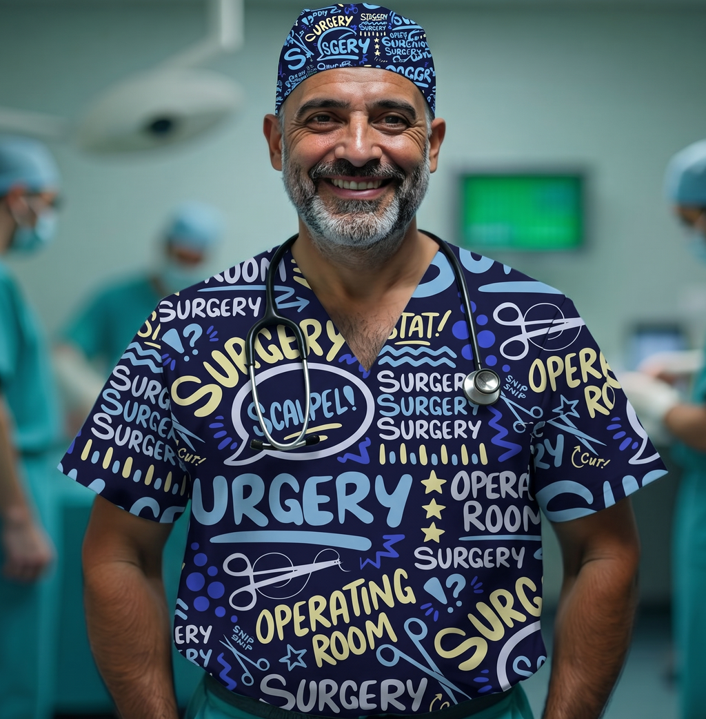 Looking for a high-quality medical headcap? Our Surgery Blue scrub cap is adjustable, breathable, and designed for surgeons and doctors. Order your professional medical wear today!